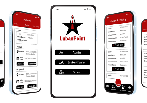 Mobile App Development Package Example: Moble App Development for a Logistic Company