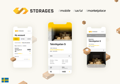 Custom Software Development Package Example: Walaro - web app for warehouse space leasing
