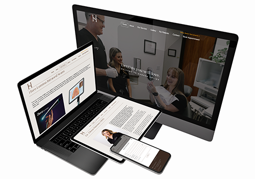 Web Design Package Example: Hansen Smiles Branding, Web Design and Development