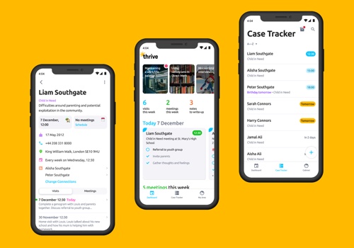 Mobile App Development Package Example: Thrive Social Work