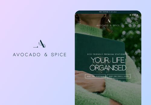 Branding Package Example: Avocado & Spice | Brand Identity & Website Design