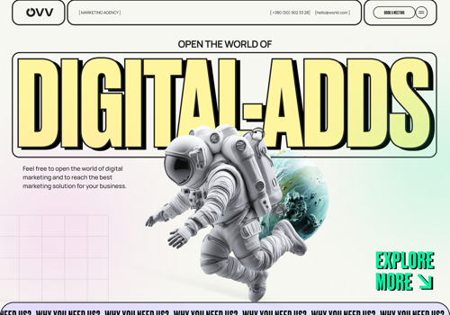 Web Design Package Example: Marketing Agency Website