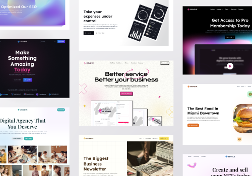 Web Design Package Example: Web UI kit for design systems marketplace