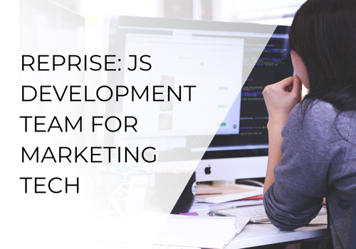 Custom Software Development Package Example: REPRISE: JS DEVELOPMENT FOR MARKETING  TECH