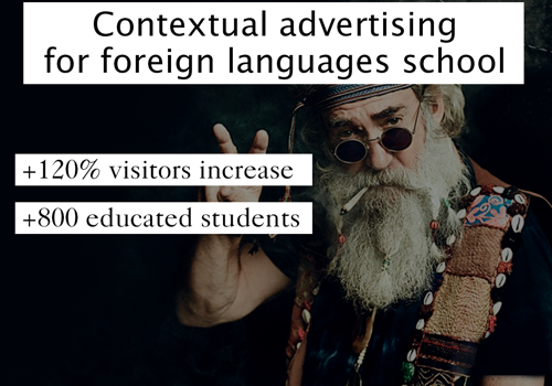 Advertising Package Example: Contextual advertising for foreign languages