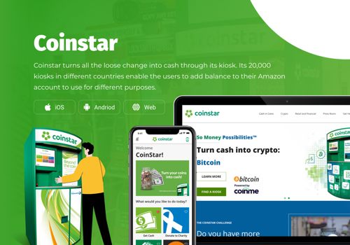 Mobile App Development Package Example: Coinstar - Mobile Banking App
