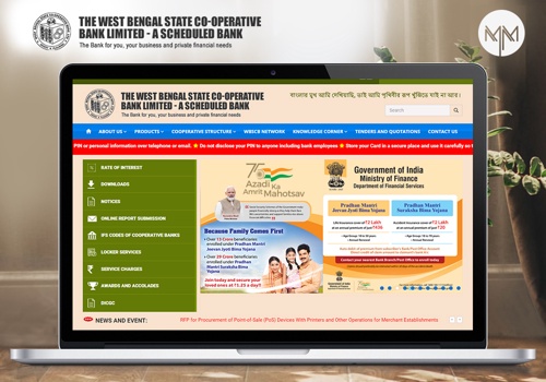 Web Development Package Example: The West Bengal State Co-Operative Bank Website