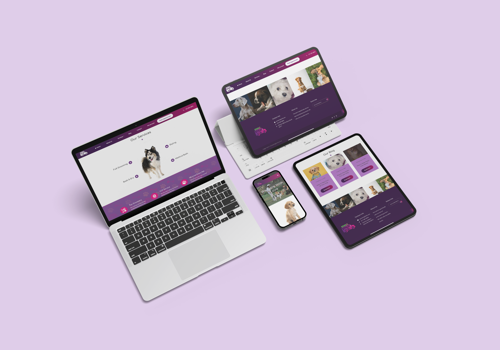 Web Design Package Example: Doggie Stylz Website Development