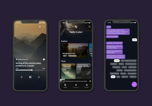 Mobile App Development Package Example: Subconsciously