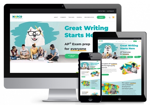 Web Design Package Example: Educational Website