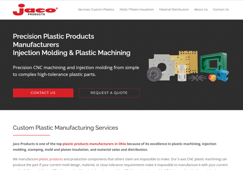 Search Engine Optimization Package Example: SEO For Jaco Products