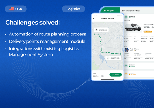 Web Development Package Example: Transportation Management System