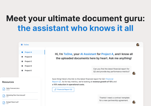Generative AI Package Example: ToOne - Transforming Data Analysis with AI