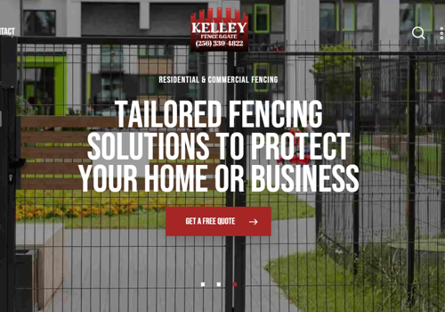 Web Development Package Example: Kelley Fence & Gates Website Development | GBP SEO