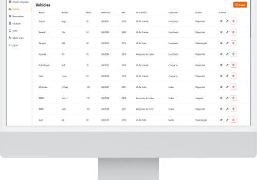 UX/UI Design Package Example: Back-office System