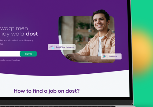 UX/UI Design Package Example: App design for a job marketplace