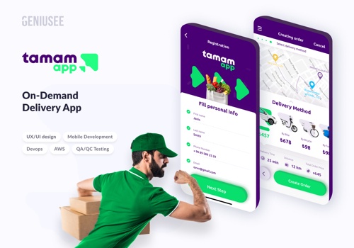 Mobile App Development Package Example: Tamam