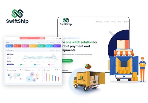 Web Development Package Example: SwiftShip - Team on Hire to manage a Product