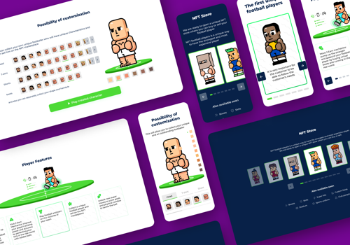 Blockchain Package Example: Football Play 2 Earn application