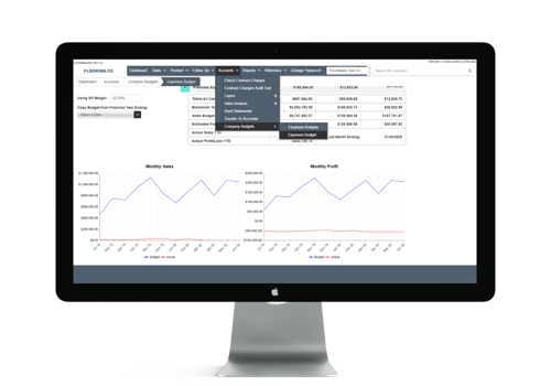 Custom Software Development Package Example: Flooring & Carpet Information System