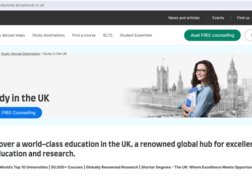 Search Engine Optimization Package Example: Revolutionizing Global Student Placements Digital
