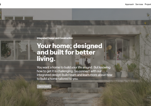 Web Design Package Example: Construction CMS Website Development in Hubspot