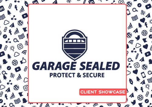 Graphic Design Package Example: Garage Sealed - Website Design