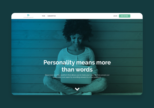 Custom Software Development Package Example: Showcaser - Video Interviewing Platform