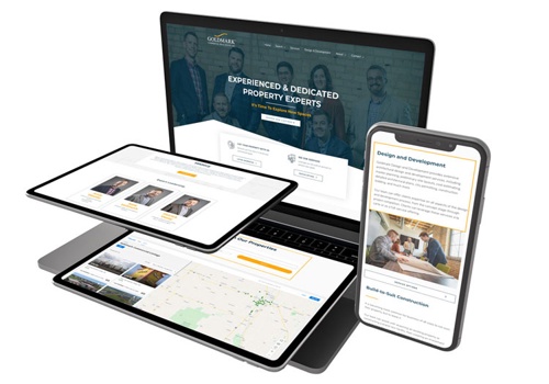 Web Design Package Example: Web Design for Goldmark Commercial Real Estate