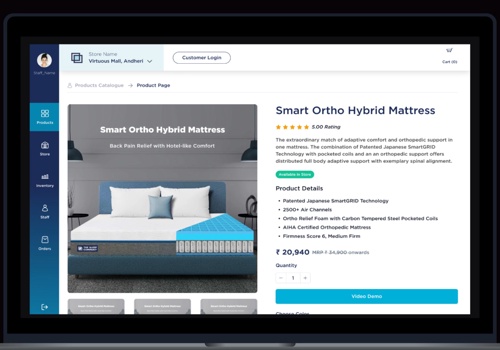 E-Commerce Development Package Example: The Sleep Company: POS Development