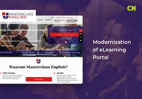 Web Development Package Example: Modernization of eLearning Portal