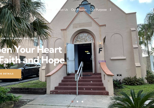 Web Design Package Example: Spanish Church in Lake Worth Beach