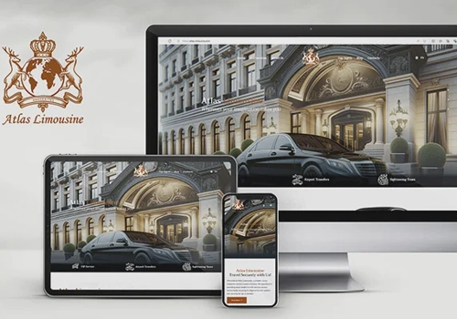 Digital Strategy Package Example: Atlas Limousine Website and SEO