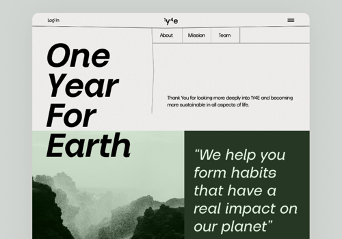 Web Design Package Example: 1y4e Website