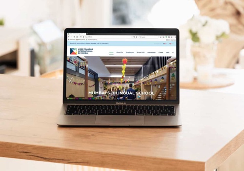 Web Development Package Example: Lycée Français International de Mumbai