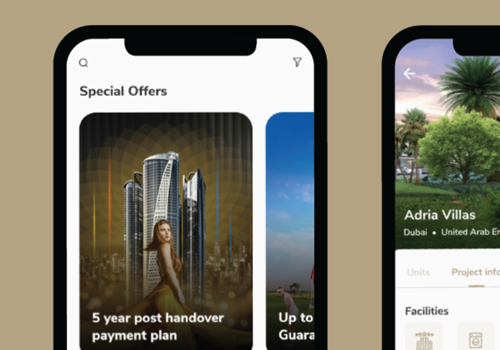 Mobile App Development Package Example: DAMAC, Agents App