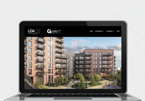 Web Design Package Example: Corrib Causeway LRD website