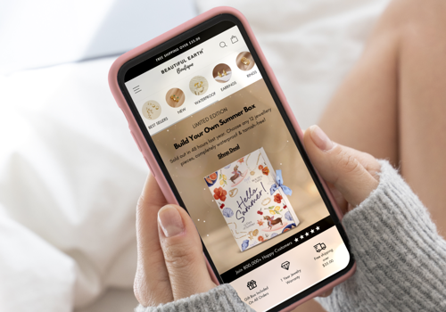 Web Development Package Example: Beautiful Earth Boutique –  Eco-Friendly Lifestyle