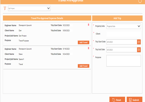 BI & Big Data Consulting & SI Package Example: Project Management Portal