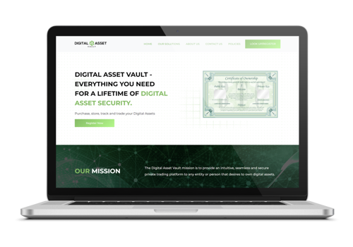 Web Development Package Example: DAV Platform: Simplifying Crypto Ownership & Trade