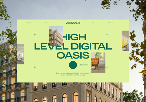 Web Development Package Example: Wellocus Coworking