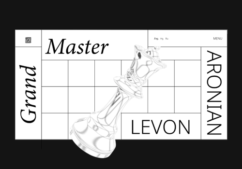 Web Design Package Example: Levon Aronian Official Website UX/UI, Development