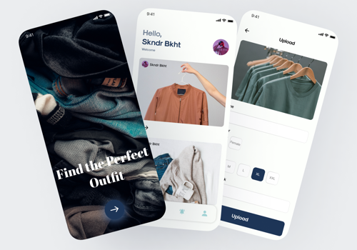 UX/UI Design Package Example: Find The Perfect Outfit