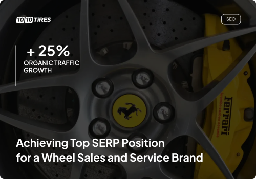 Search Engine Optimization Package Example: Success Story for Automotive Industry