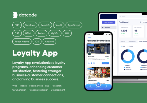Mobile App Development Package Example: Loyalty Program SaaS