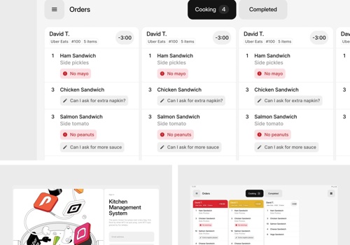 UX/UI Design Package Example: Cloudkitchens - global design support