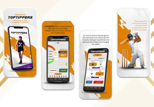 UX/UI Design Package Example: TOPTIPPERS