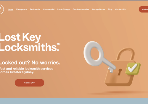 Web Design Package Example: Lost Key Lock Smiths