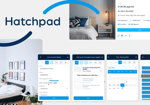 Web Development Package Example: Hatchpad - Lead generation and document signing fo