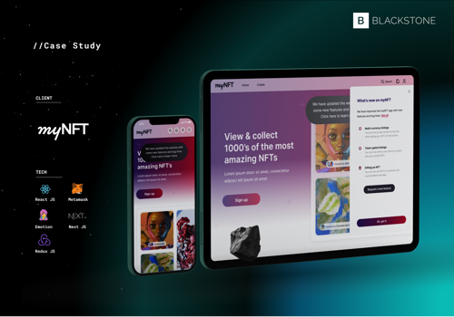 Web Development Package Example: MyNFT